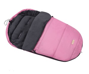 Śpiworek zimowy  do wózka spacerowego sanek koral jasny róż