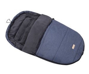 Śpiworek zimowy  do wózka spacerowego sanek koral granatowy