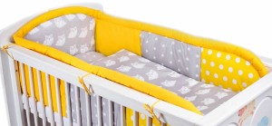 3 - elements bedding set for crib collection COLORS mint (1) (1) (1) (1) (1) (1) (1) (1) (1)