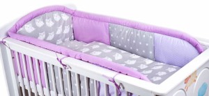 3 - elements bedding set for crib collection COLORS mint (1) (1) (1) (1) (1) (1) (1) (1)