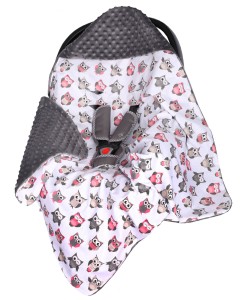 Kocyk - otulacz do nosidełka, fotelika wzór 11