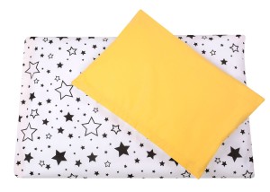Pościel dziecięca do łóżeczka żółta