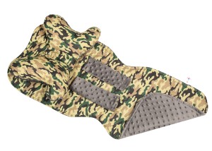 Mata wkładka do wózka z podusią minky  35x85 cm WZÓR 49