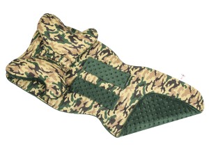 Mata wkładka do wózka z podusią minky  35x85 cm WZÓR 50