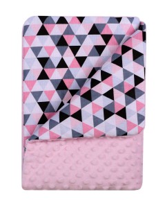 Dwustronny kocyk niemowlęcy MINKY WZ12